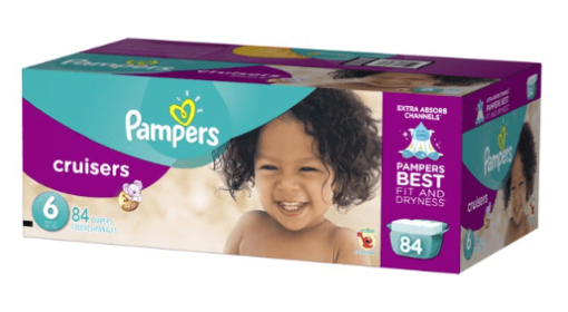 Pampers Cruisers Diapers Size 6, 84 count