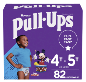 Pull-Ups Boys' Potty Training Underwear Size 6;  4T-5T;  82 Ct