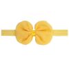 2 Pieces Baby Headband for Child Bowknot Headwear Cables Turban for Kids Elastic Headwrap Baby Hair Accessories